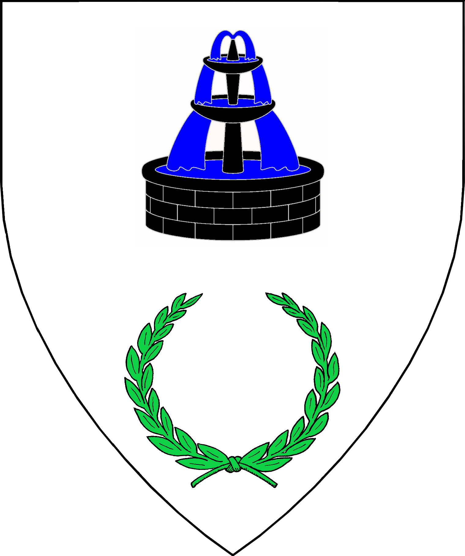 Heraldry for the Barony of Fontaine dans Sable